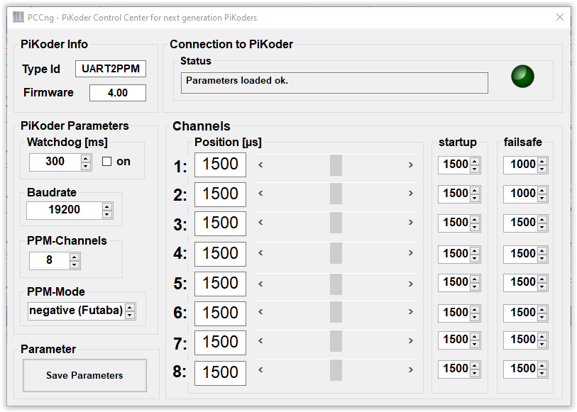 PCC User Interface