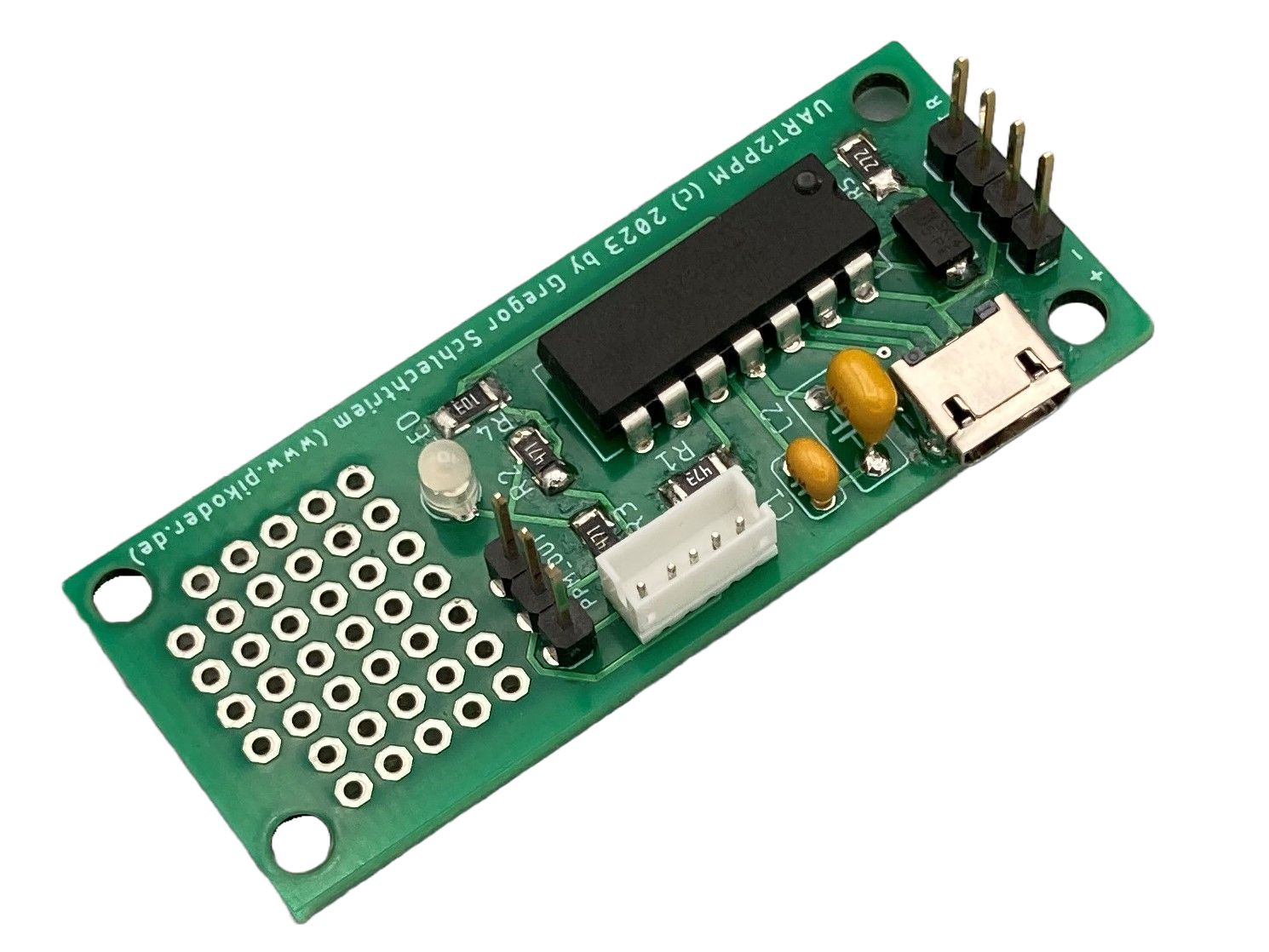 UART2PPM Entwicklungsboard